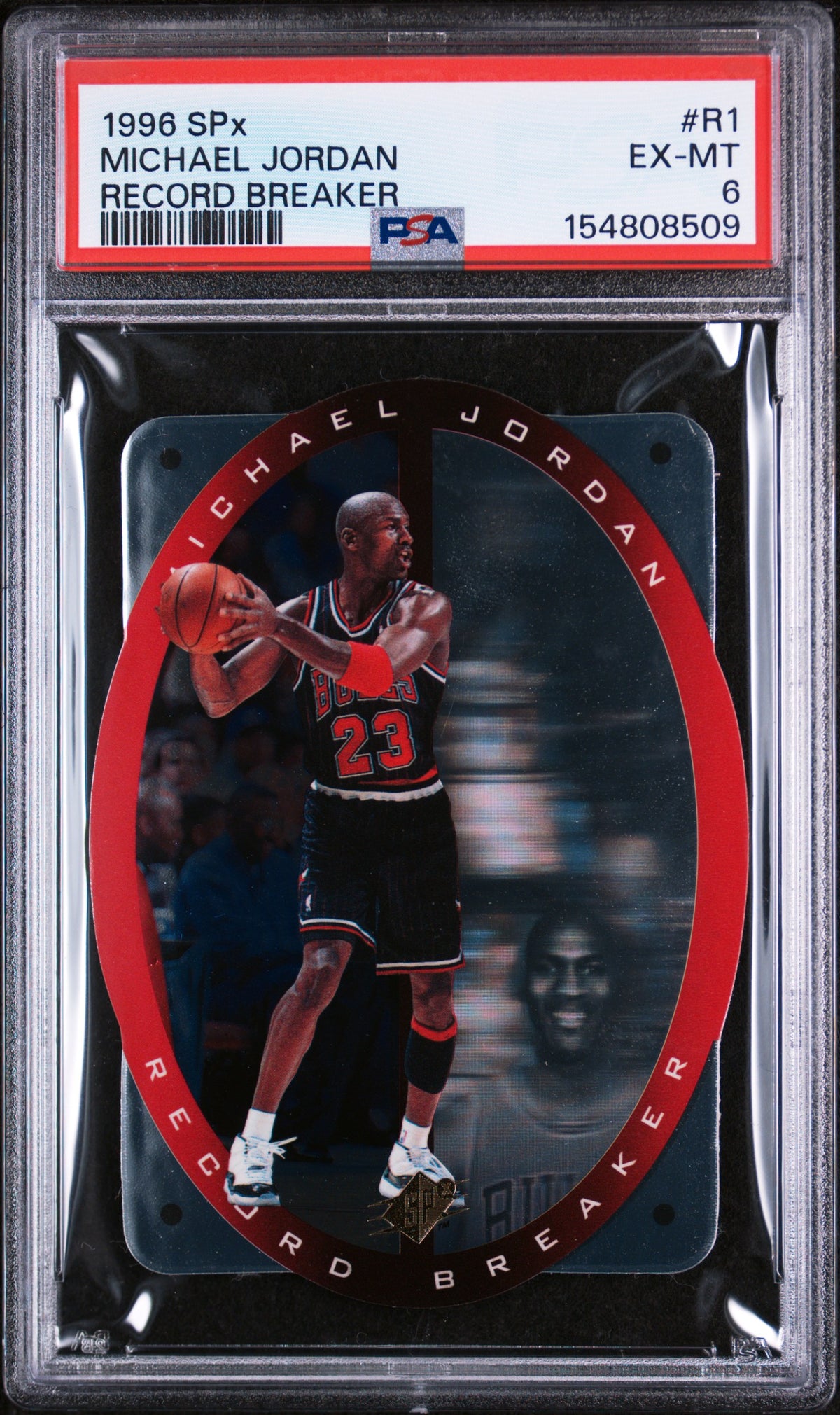 1996 Spx Record Breaker Michael Jordan #R1 PSA 6