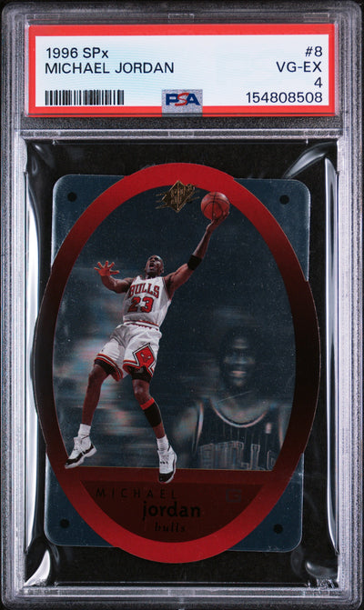 1996 SPx Michael Jordan #8 PSA 4