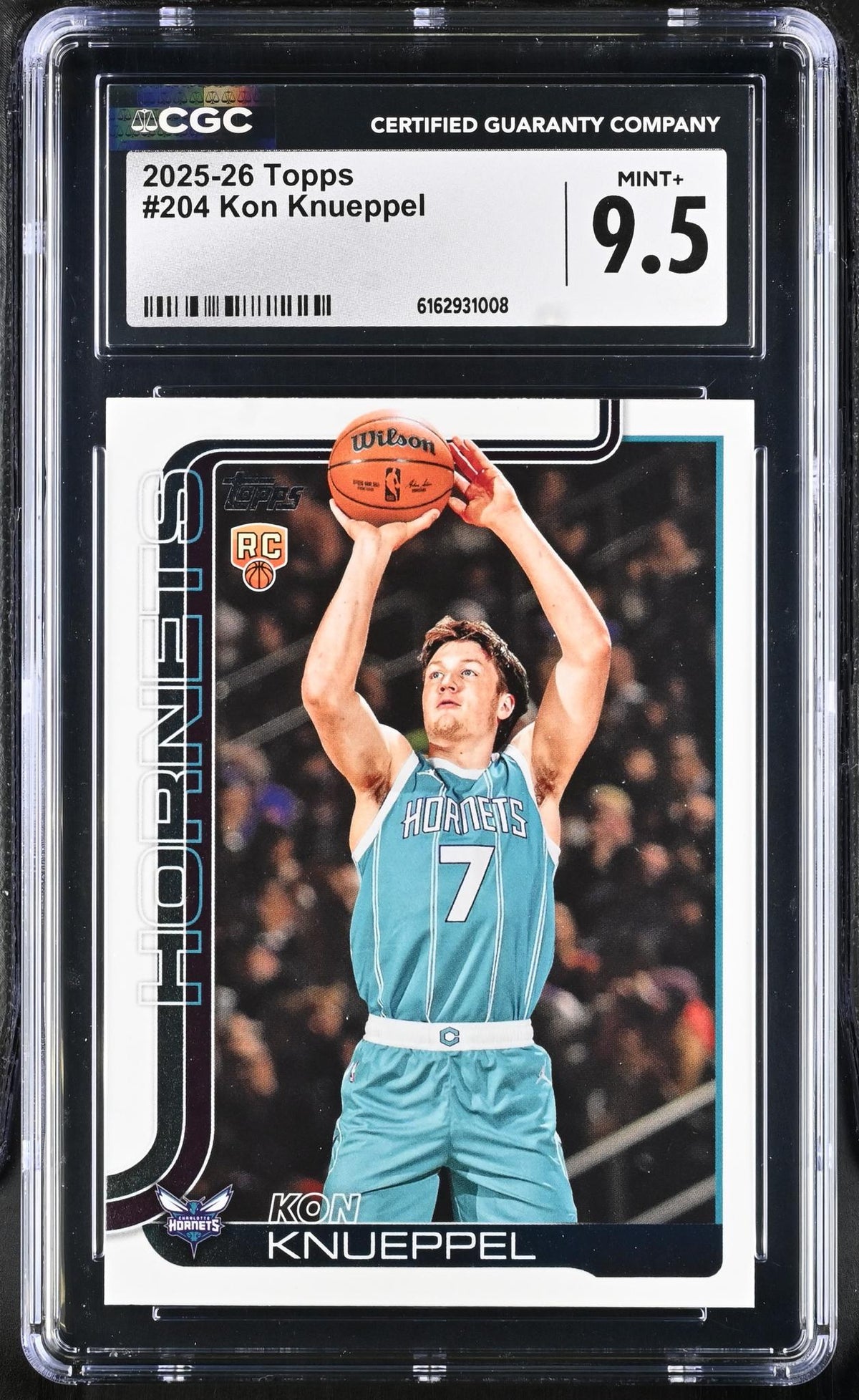 2025 Topps #204 Kon Knueppel CGC 9.5