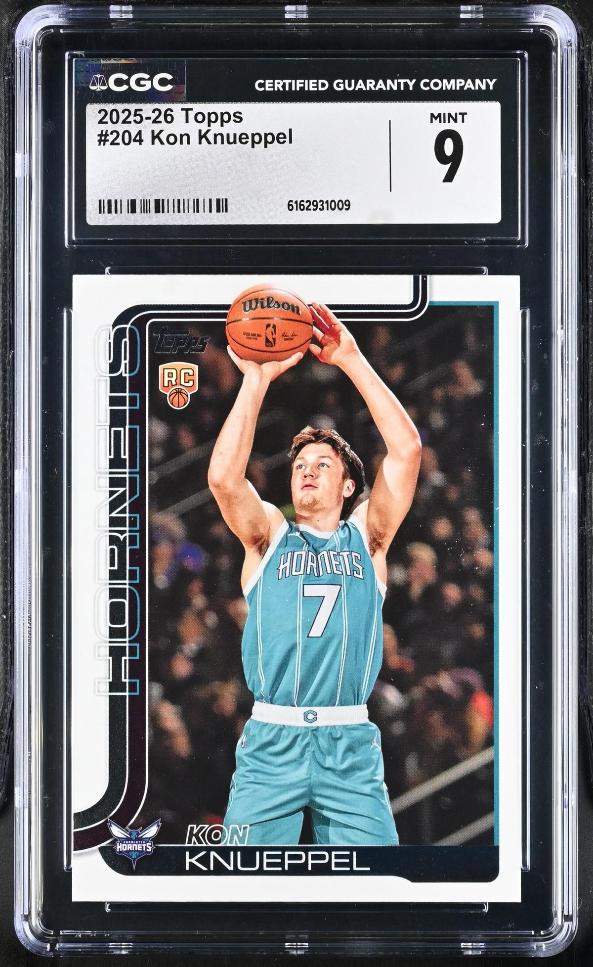 2025 Topps #204 Kon Knueppel Flagship CGC 9