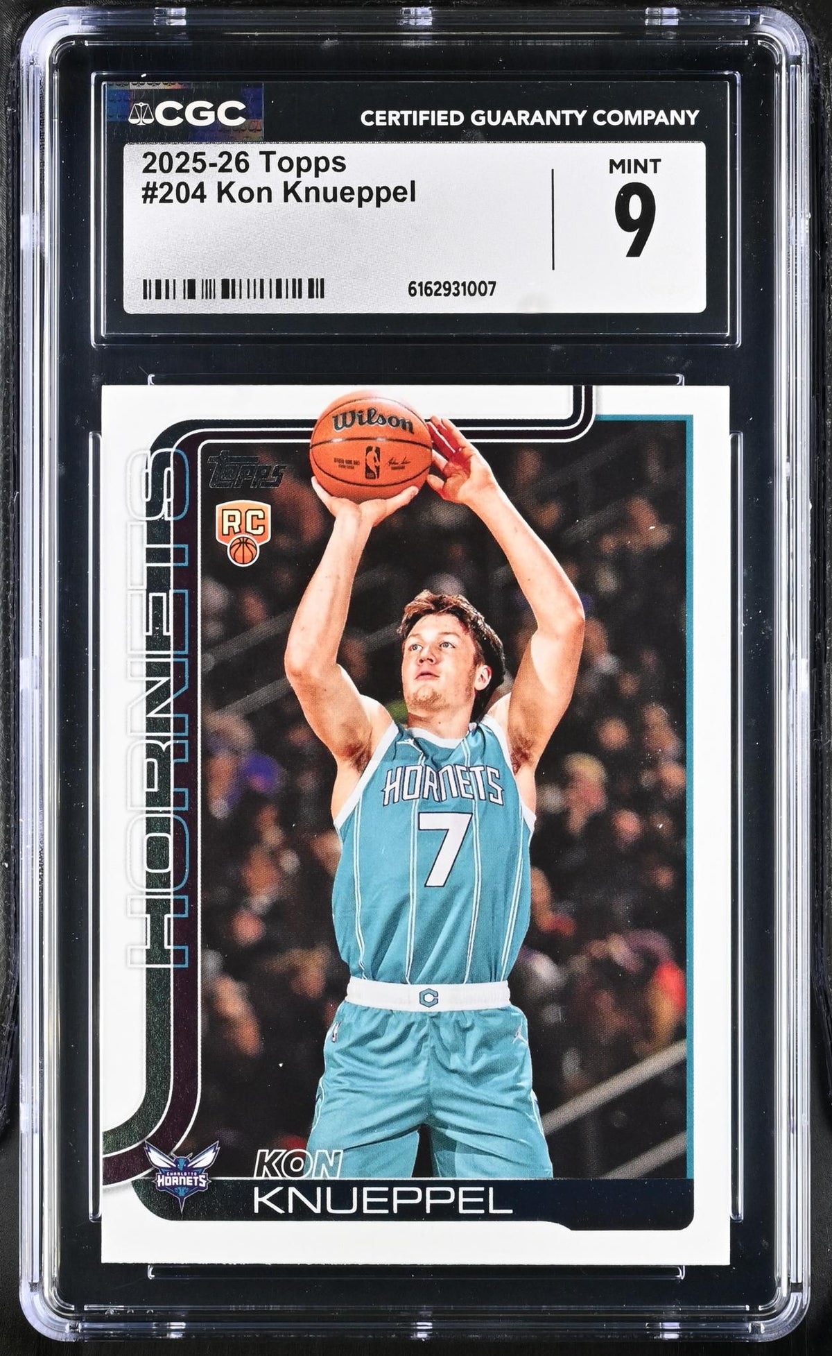 2025 Topps #204 Kon Knueppel Flagship CGC 9