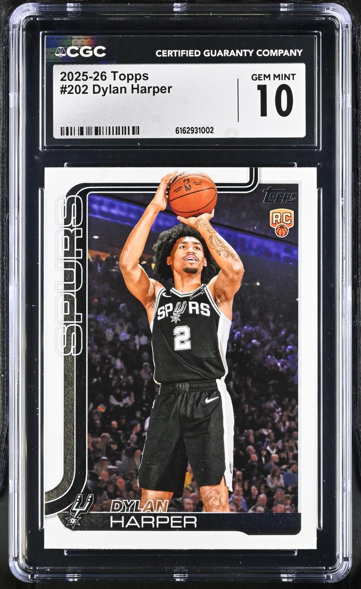 2025 Topps Flagship #202 Dylan Harper CGC 10