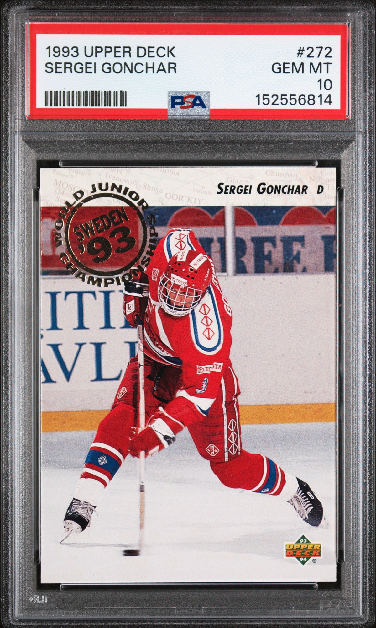 1993 Upper Deck Young Guns Sergei Gonchar #272 PSA 10