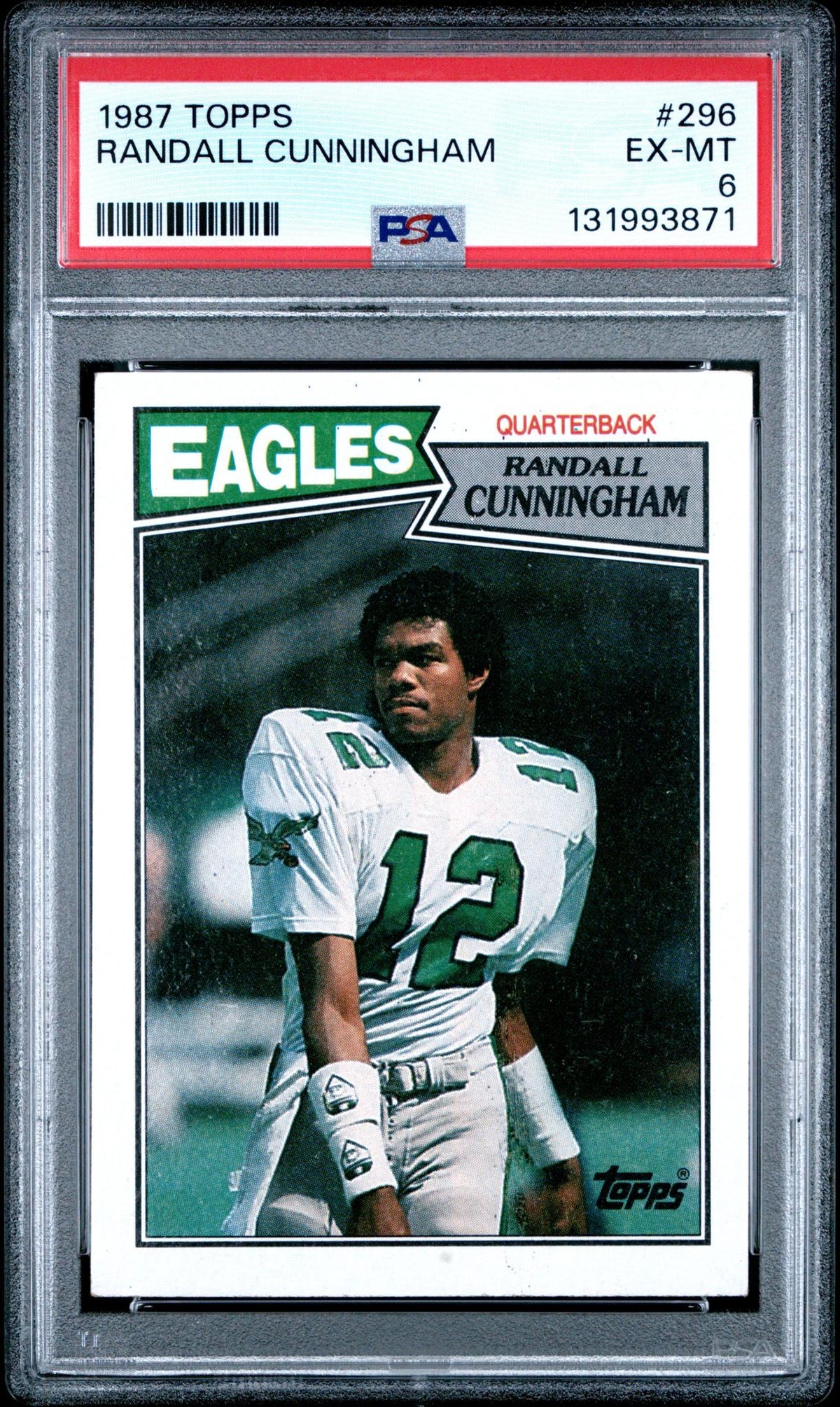 1987 Topps Randall Cunningham #296 PSA 6