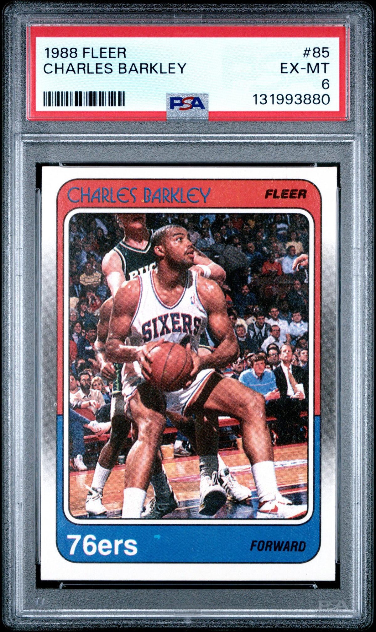 1988 Fleer Charles Barkley #85 PSA 6