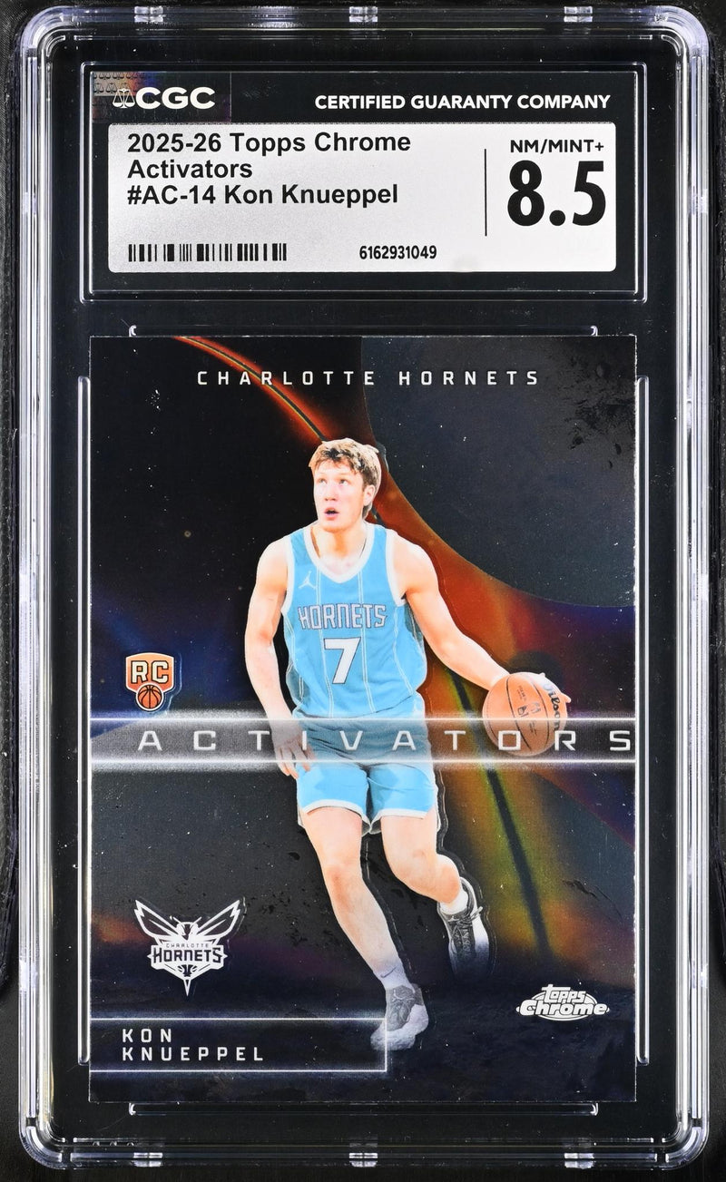 2025 Topps Chrome #AC-14 Kon Knueppel Activators CGC 8.5