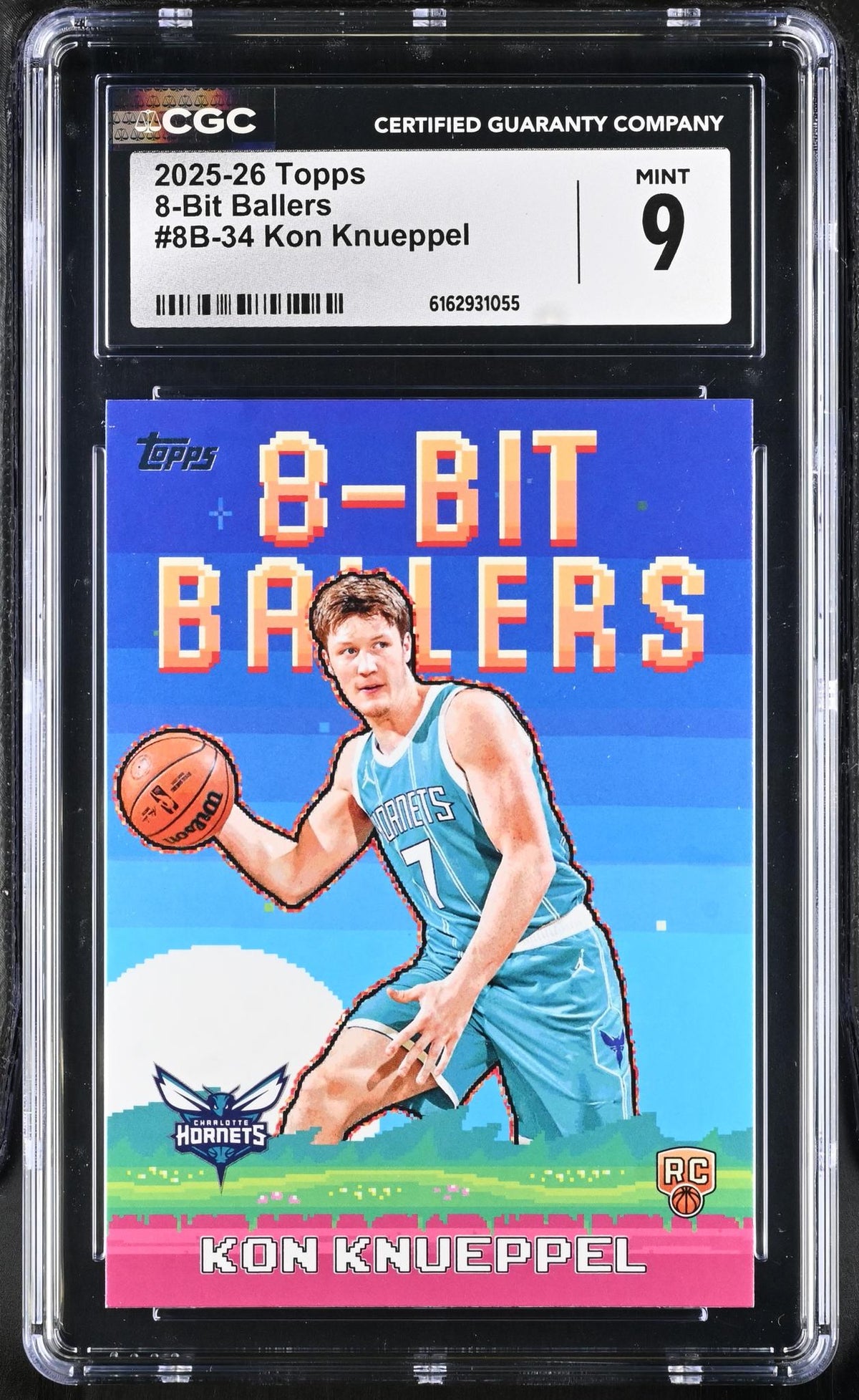 2025 Topps #8B-34 Kon Knueppel 8-Bit Ballers CGC 9