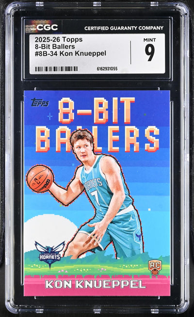 2025-26 Topps 8-Bit Ballers Kon Knueppel #8B-34 CGC 9