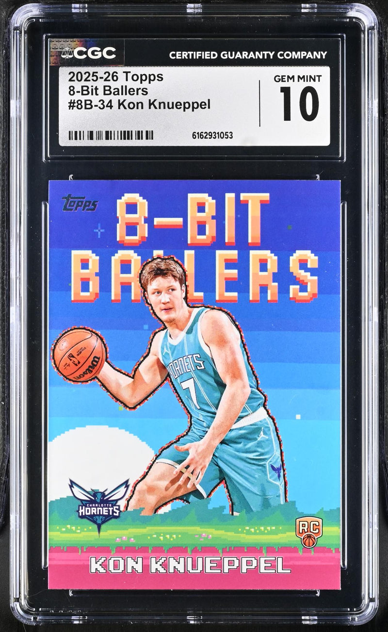 2025-26 Topps 8-Bit Ballers Kon Knueppel #8B-34 CGC 10