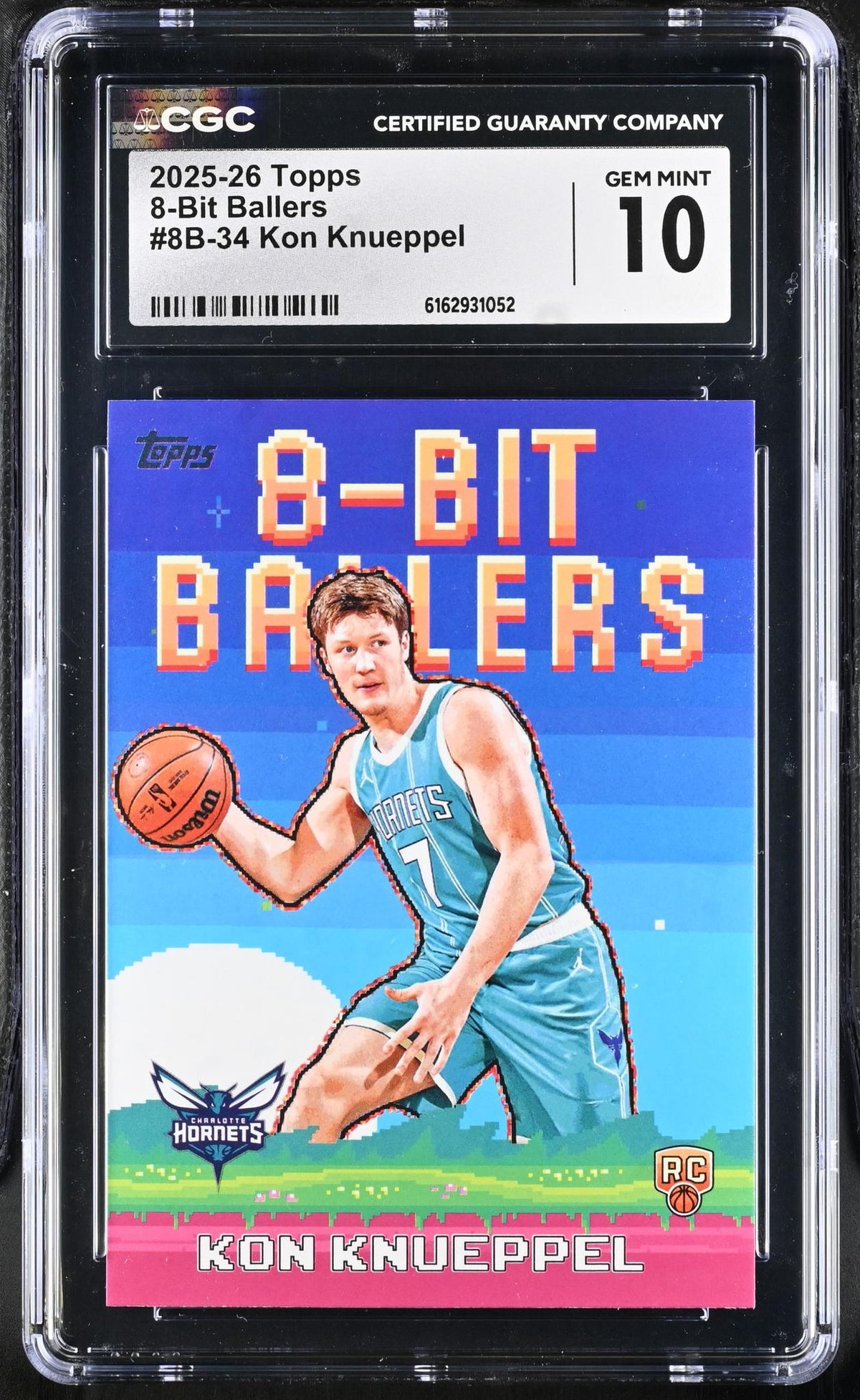2025 Topps #8B-34 Kon Knueppel 8-Bit Ballers CGC 10