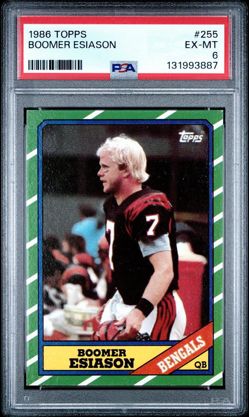1986 Topps Boomer Esiason #255 PSA 6