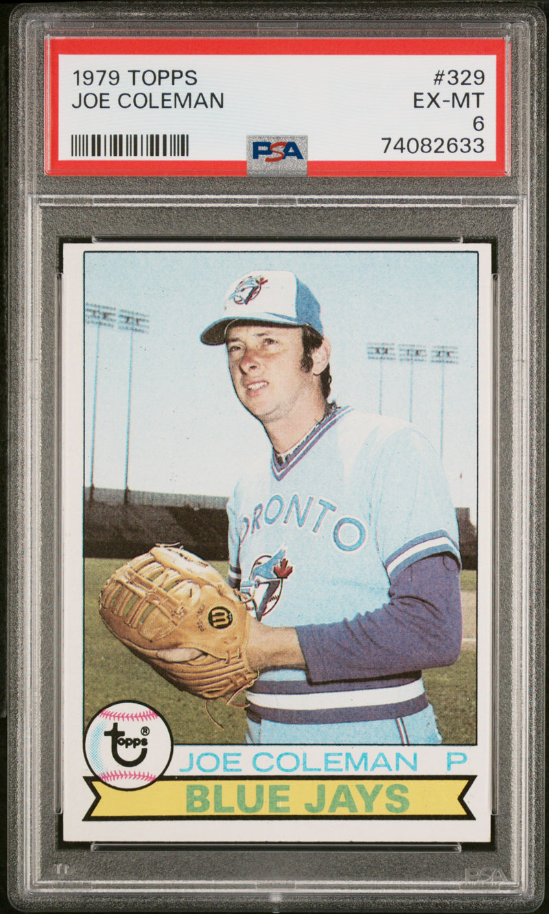1979 Topps Joe Coleman #329 PSA 6