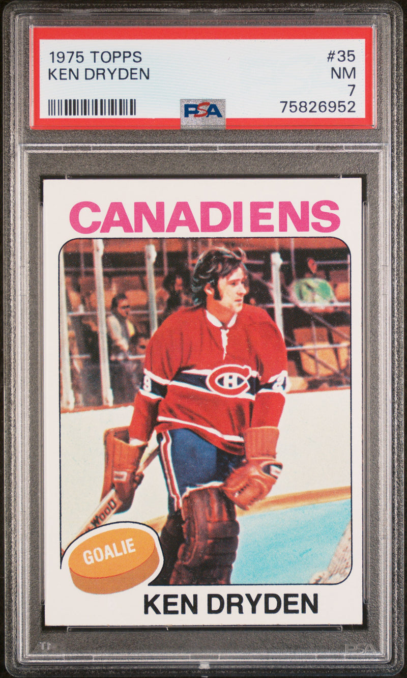 1975 Topps Ken Dryden #35 PSA 7