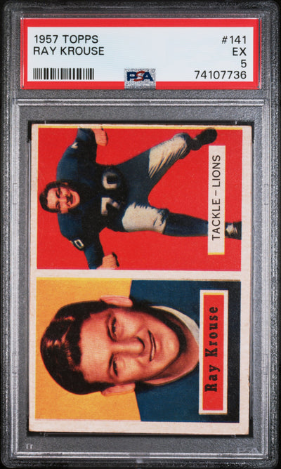 1957 Topps Ray Krouse #141 PSA 5