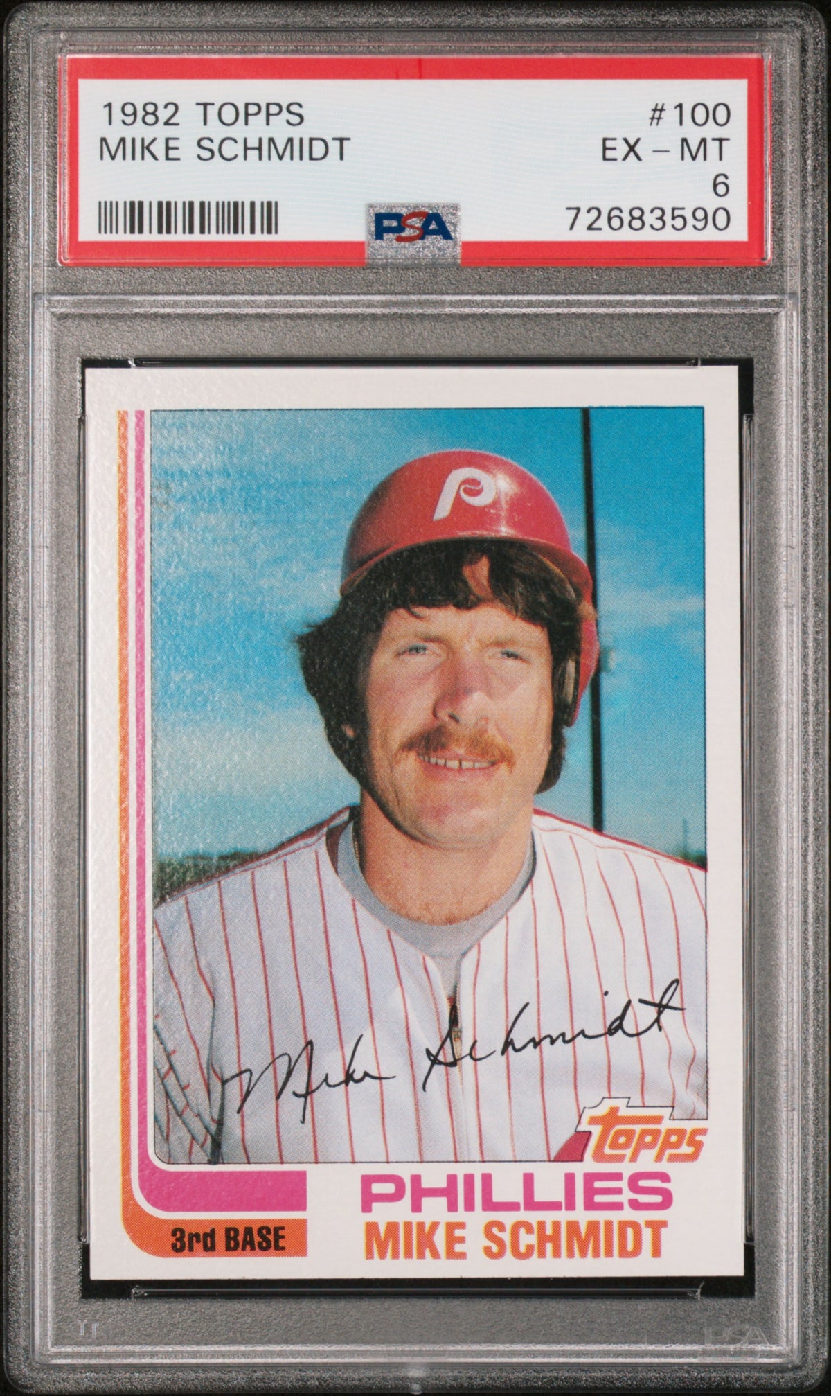 1982 Topps Mike Schmidt #100 PSA 6