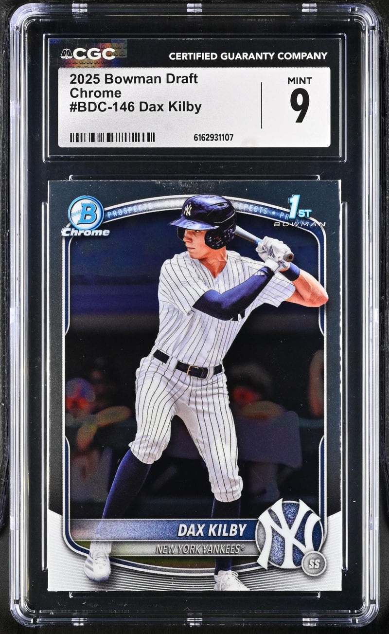 2025 Bowman Draft Chrome #BDC-146 Dax Kilby CGC 9