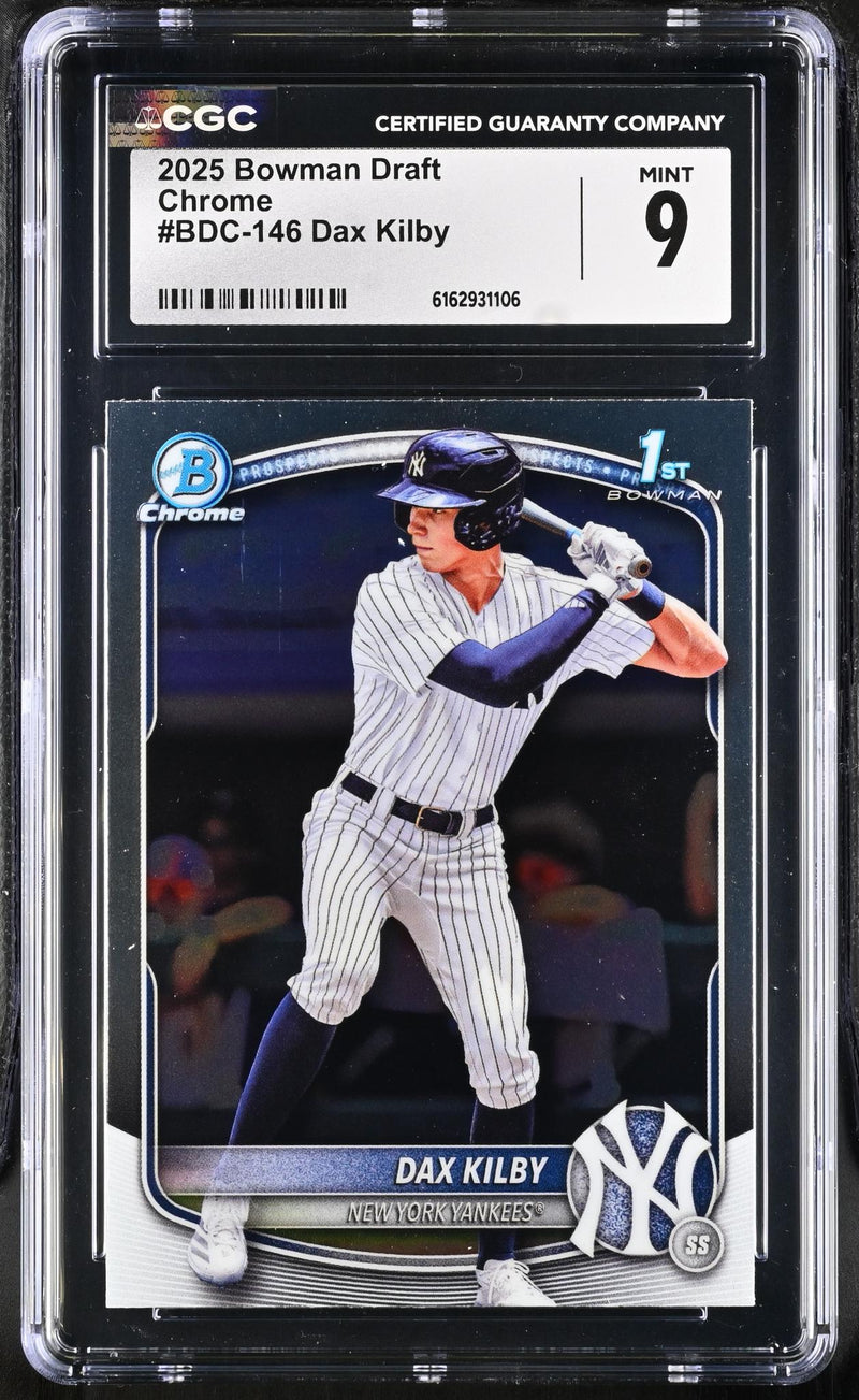 2025 Bowman #BDC-146 Dax Kilby CGC 9