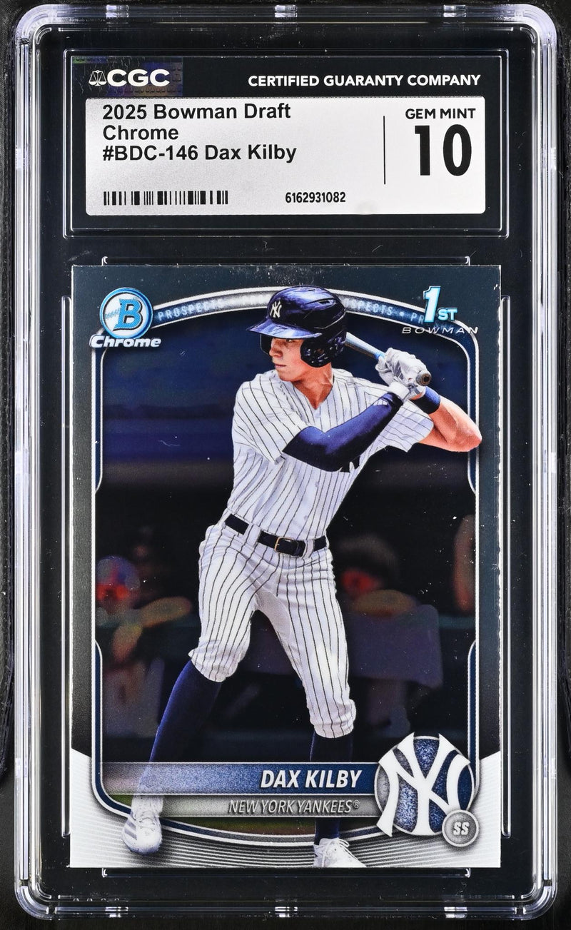 2025 Bowman Draft Chrome #BDC-146 Dax Kilby CGC 10