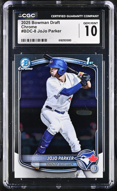 2025 Bowman Draft Chrome #BDC-8 JoJo Parker CGC 10