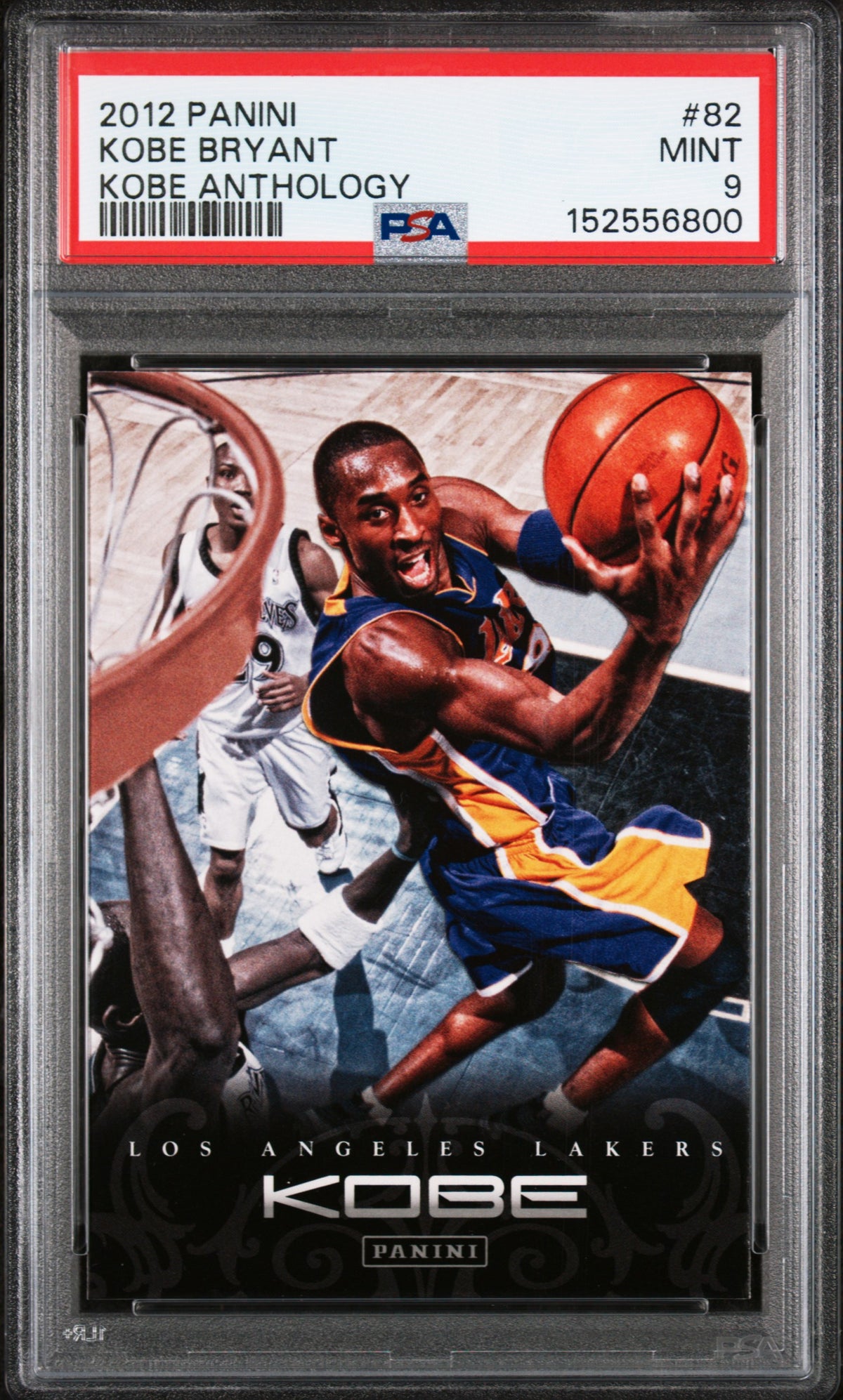 2012 Panini Kobe Anthology Kobe Bryant #82 PSA 9