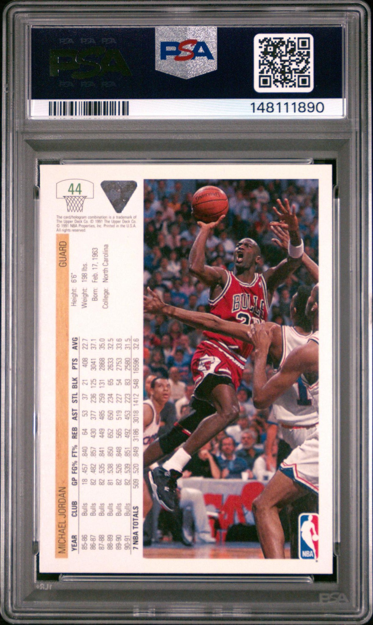 1991 Upper Deck Michael Jordan #44 PSA 6