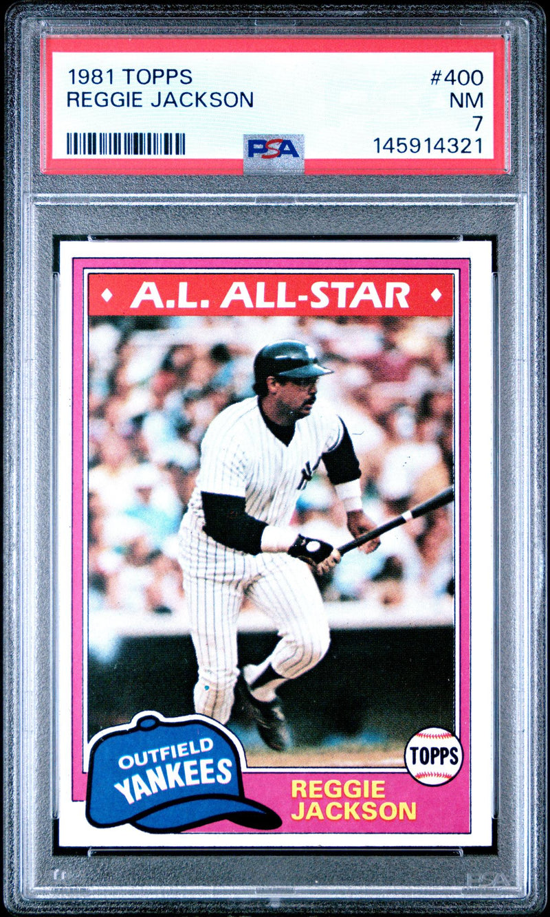 1981 Topps Reggie Jackson #400 PSA 7
