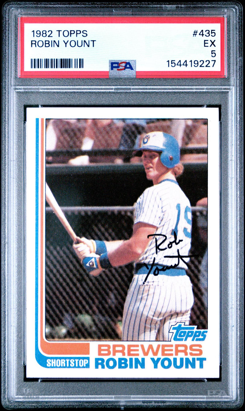 1982 Topps Robin Yount #435 PSA 5