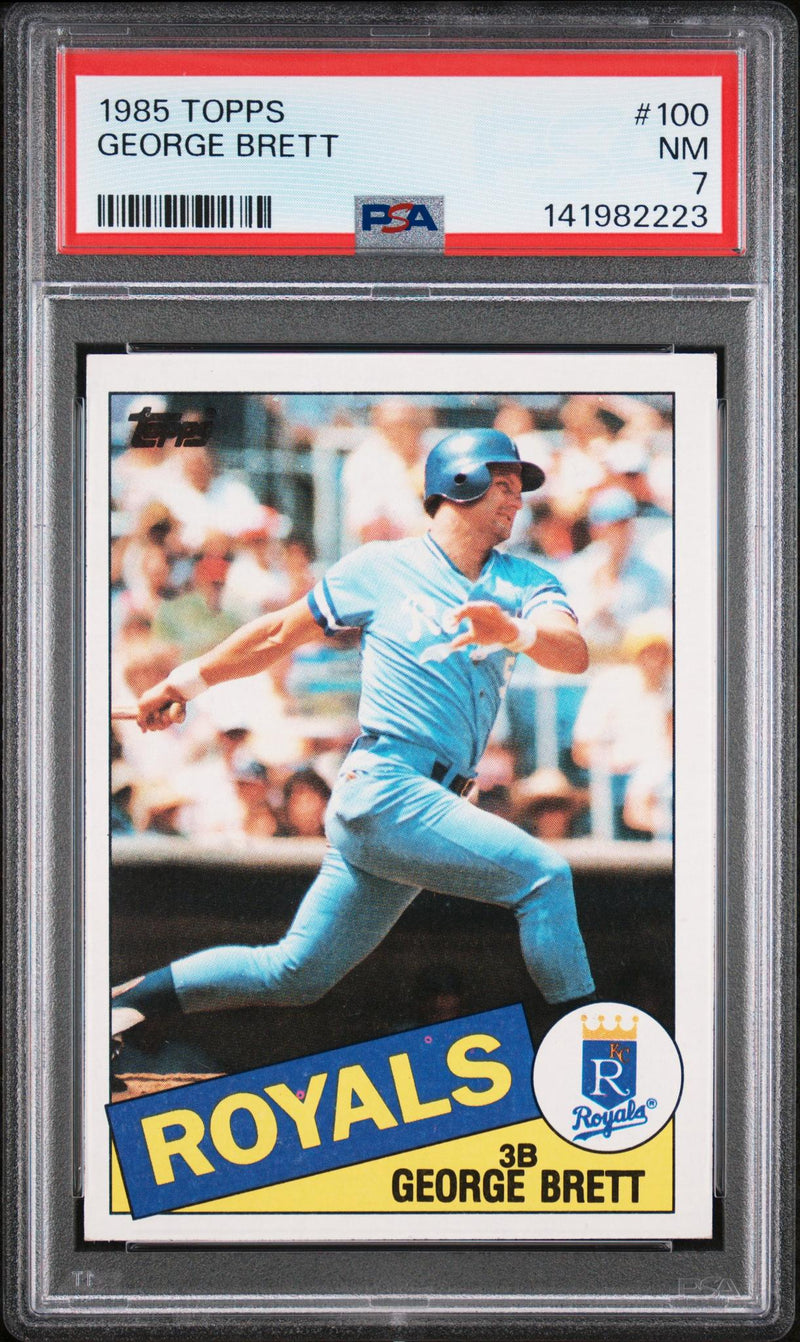 1985 Topps George Brett #100 PSA 7
