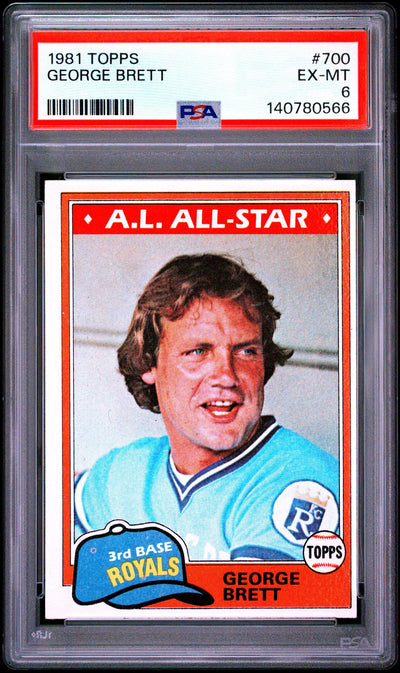 1981 Topps George Brett #700 PSA 6