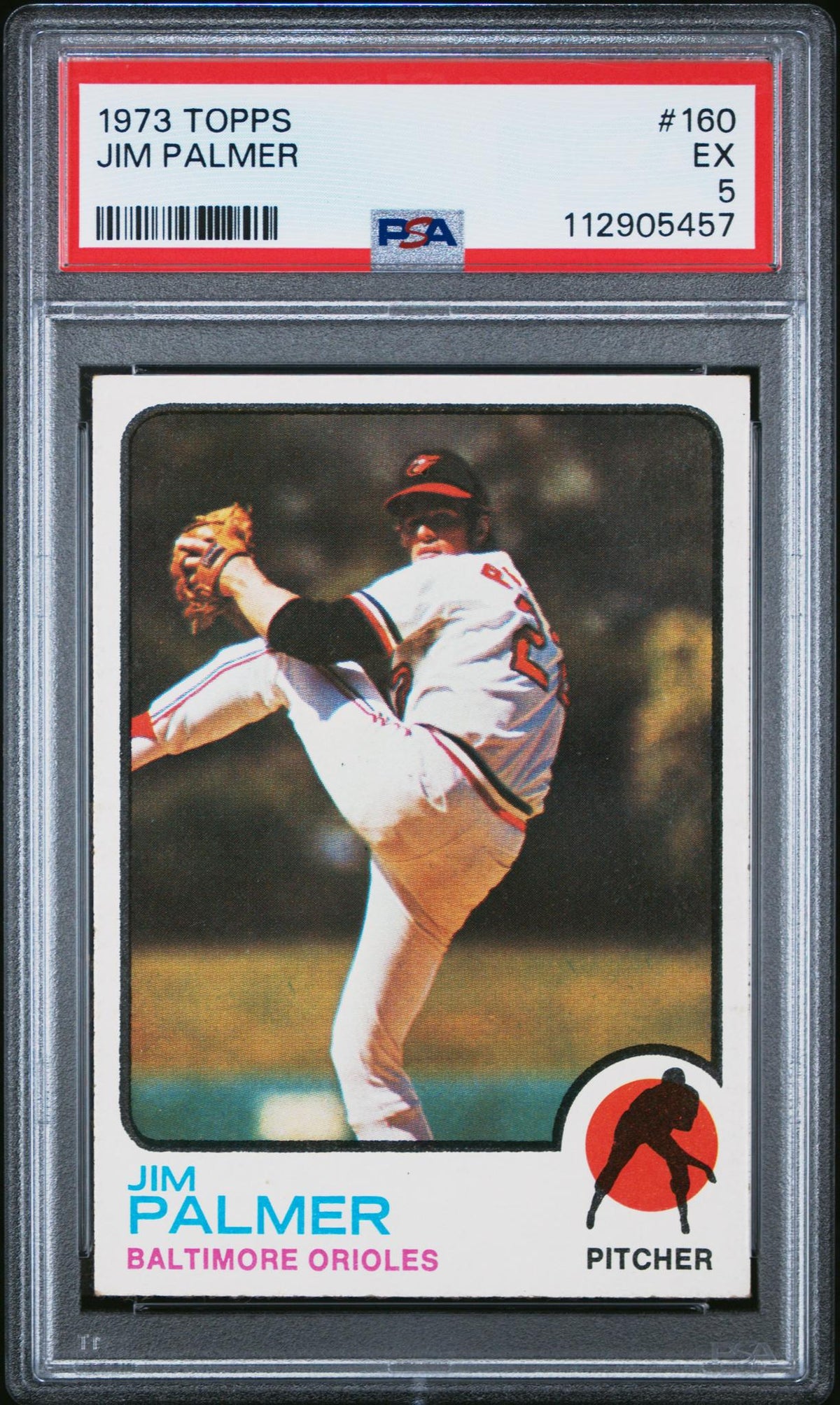 1973 Topps Jim Palmer #160 PSA 5