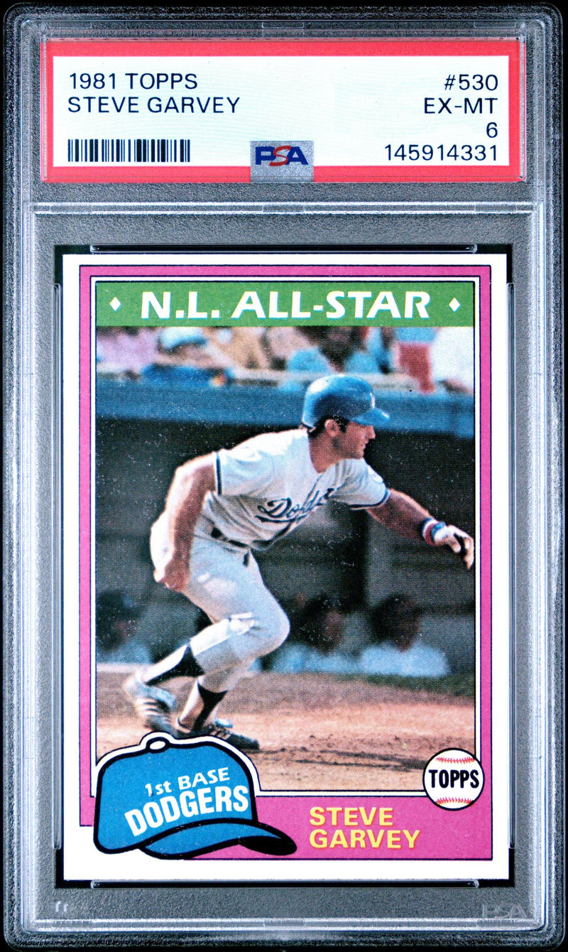 1981 Topps Steve Garvey #530 PSA 6