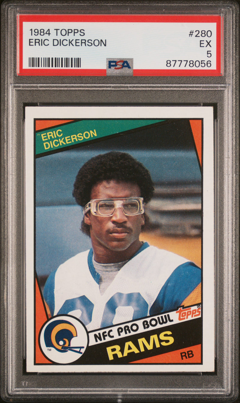 1984 Topps Eric Dickerson #280 PSA 5