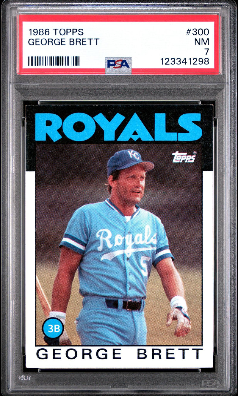 1986 Topps George Brett #300 PSA 7