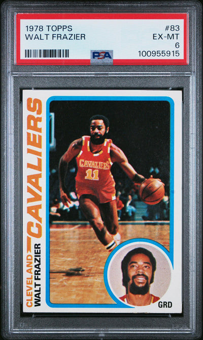 1978 Topps Walt Frazier #83 PSA 6