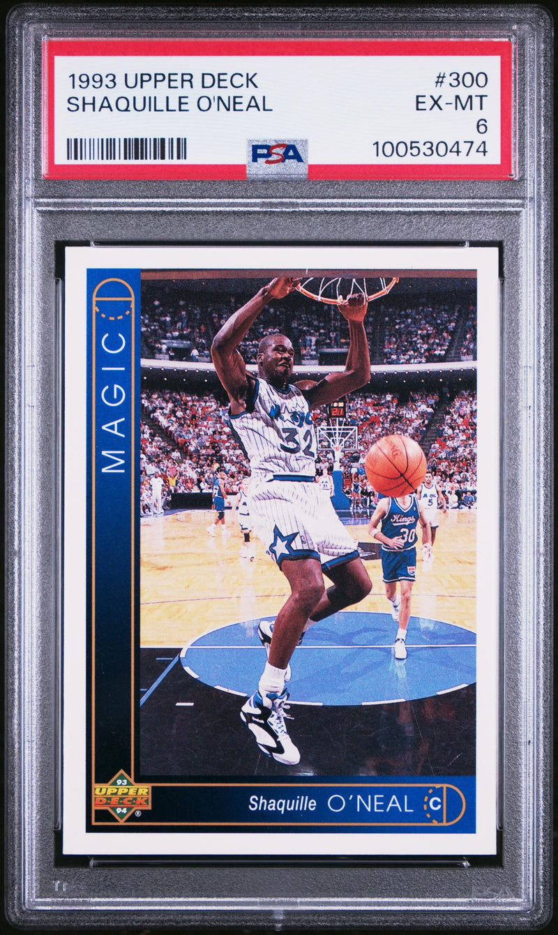 1993 Upper Deck Shaquille O'Neal #300 PSA 6