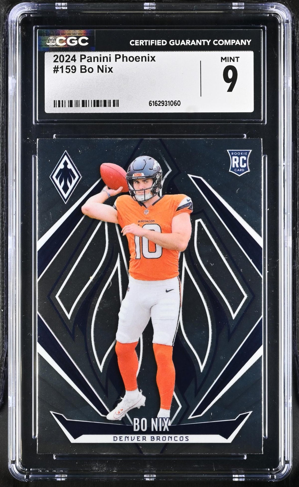 2024 Phoenix #159 Bo Nix CGC 9