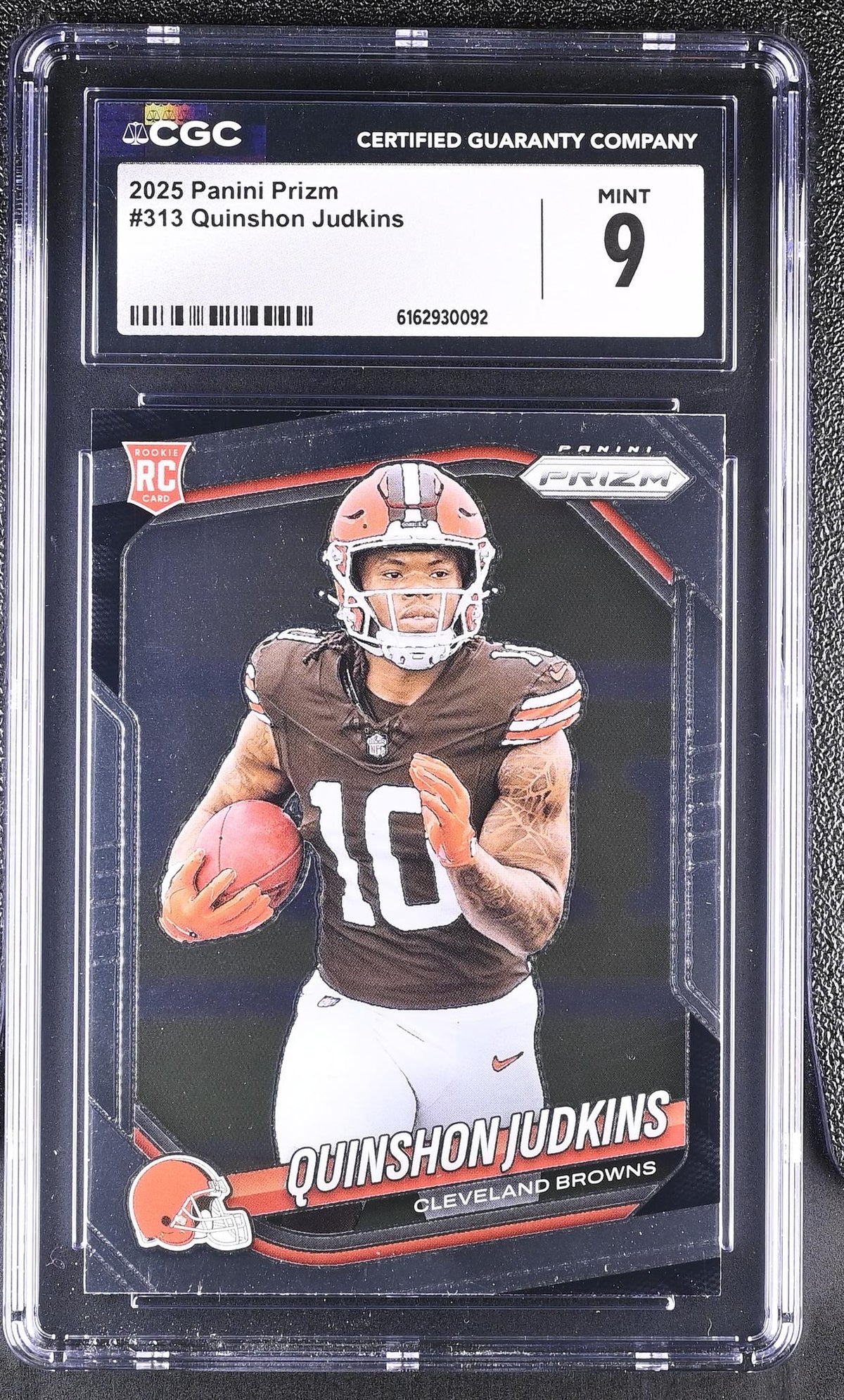 2025 Prizm #313 Quinshon Judkins 6162930092 CGC 9