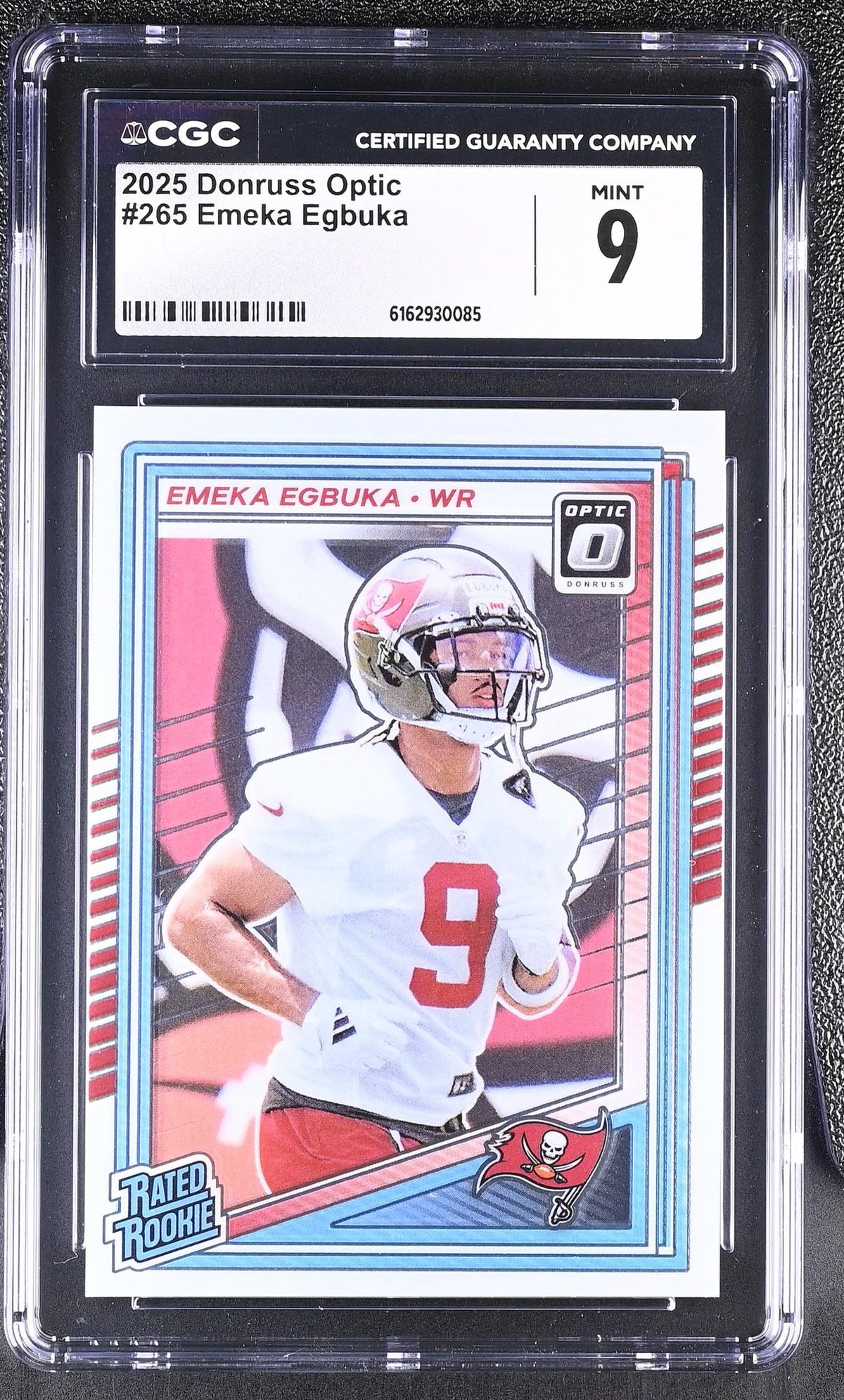 2025 Donruss Optic #265 Emeka Egbuka CGC 9