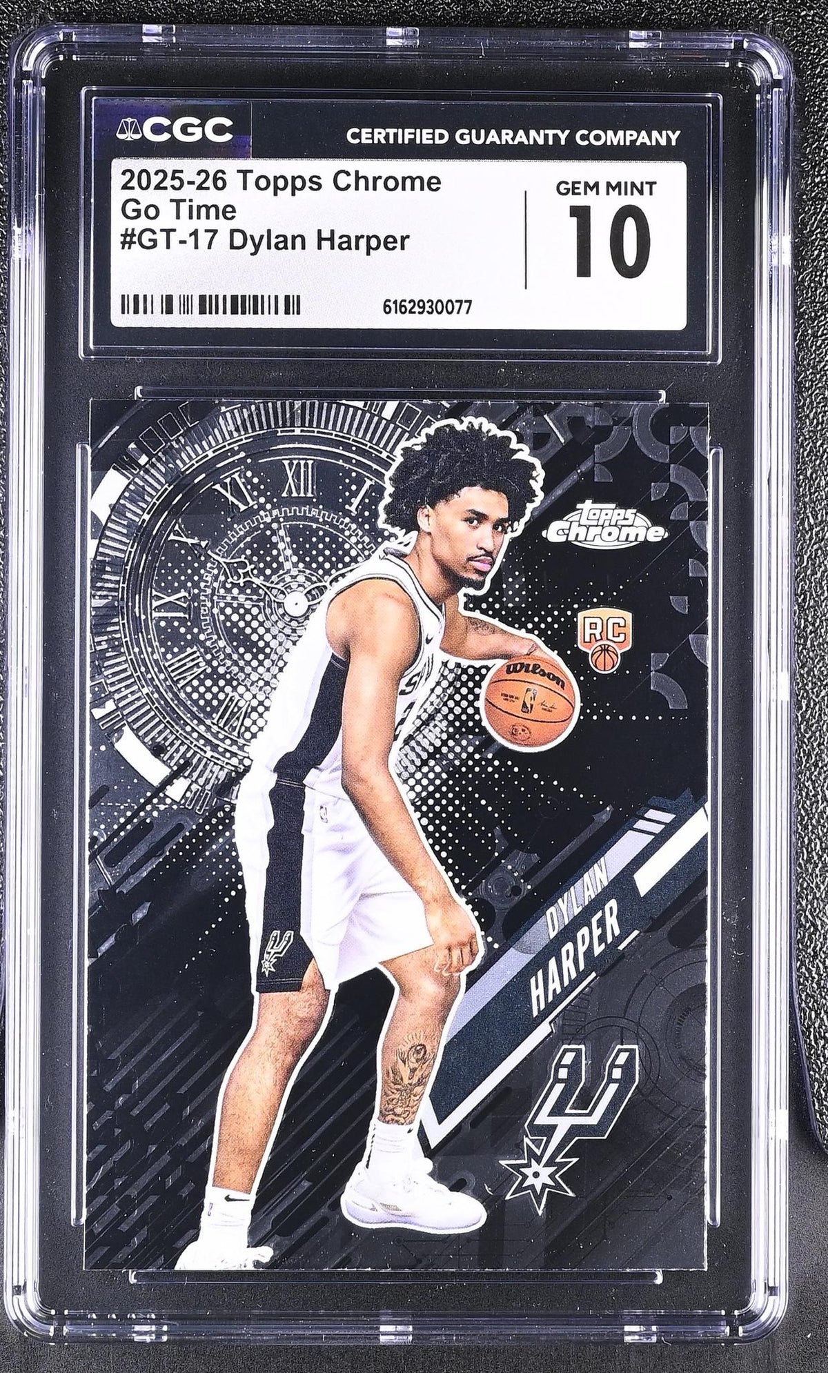 2025 Topps Chrome #GT-17 Dylan Harper Go Time CGC 10