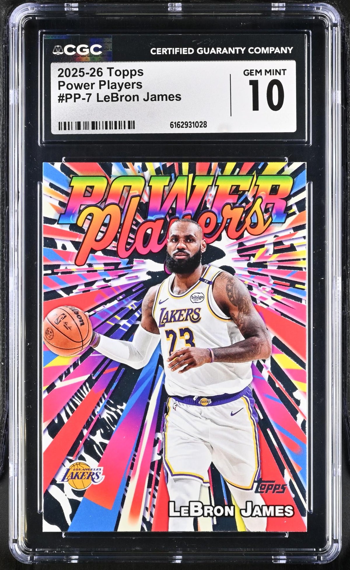 2025 #PP-7 LeBron James Power Players CGC 10