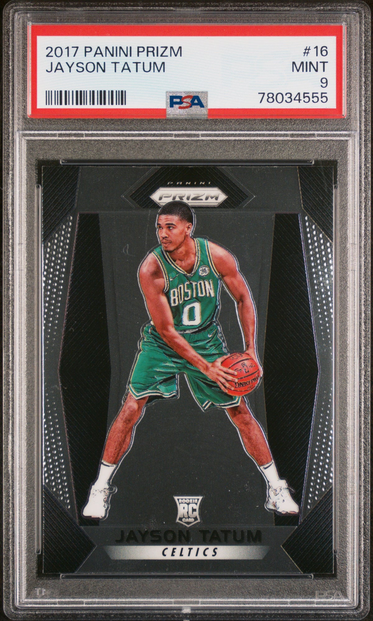 2017 Panini Prizm Jayson Tatum #16 PSA 9