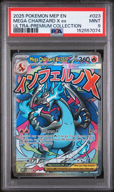 Pokémon Ultra-Premium Collection Mega Charizard X ex #023 PSA 9