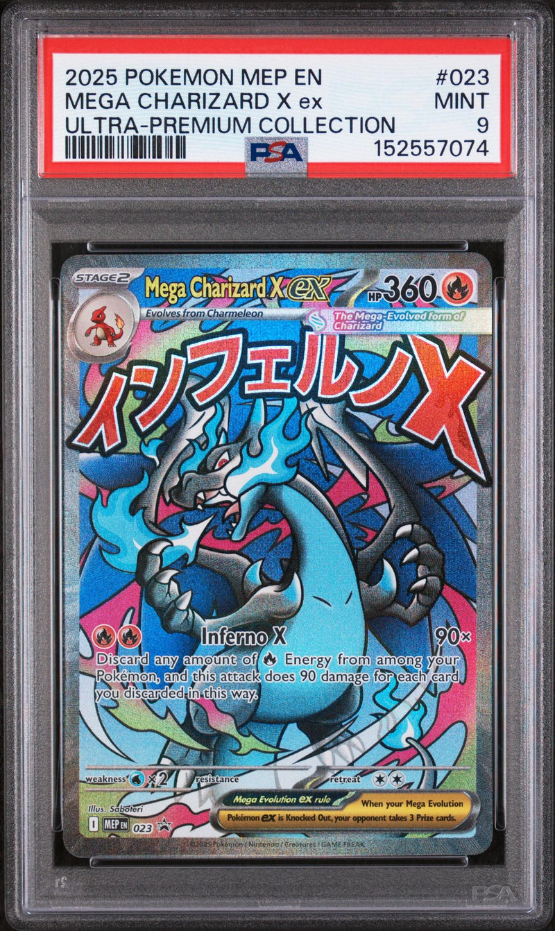 Pokémon Ultra-Premium Collection Mega Charizard X ex #023 PSA 9