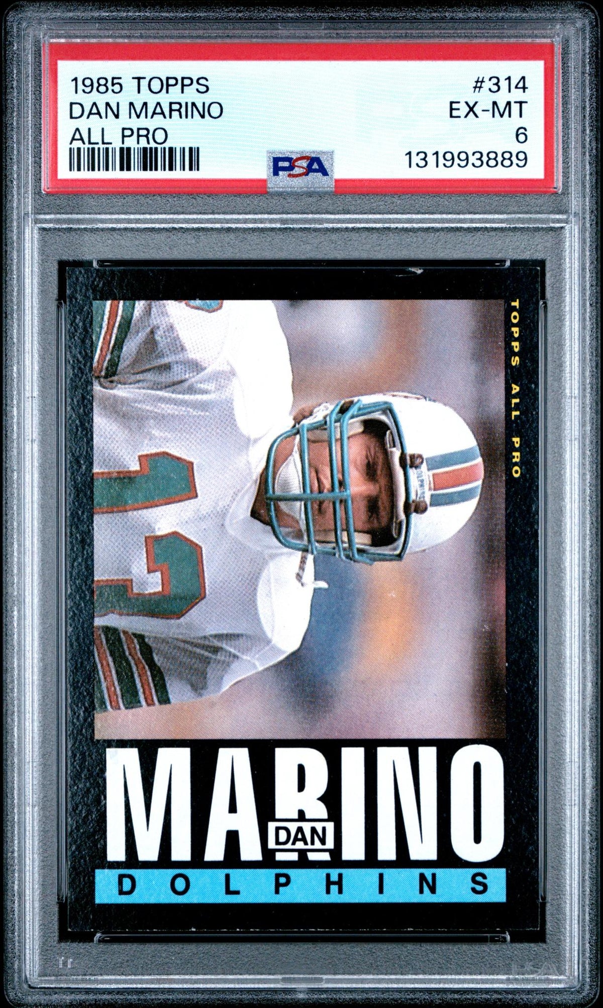 1985 Topps Dan Marino #314 PSA 6