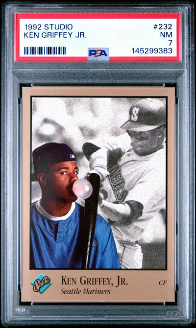 1992 Panini Studio Ken Griffey Jr. #232 PSA 7