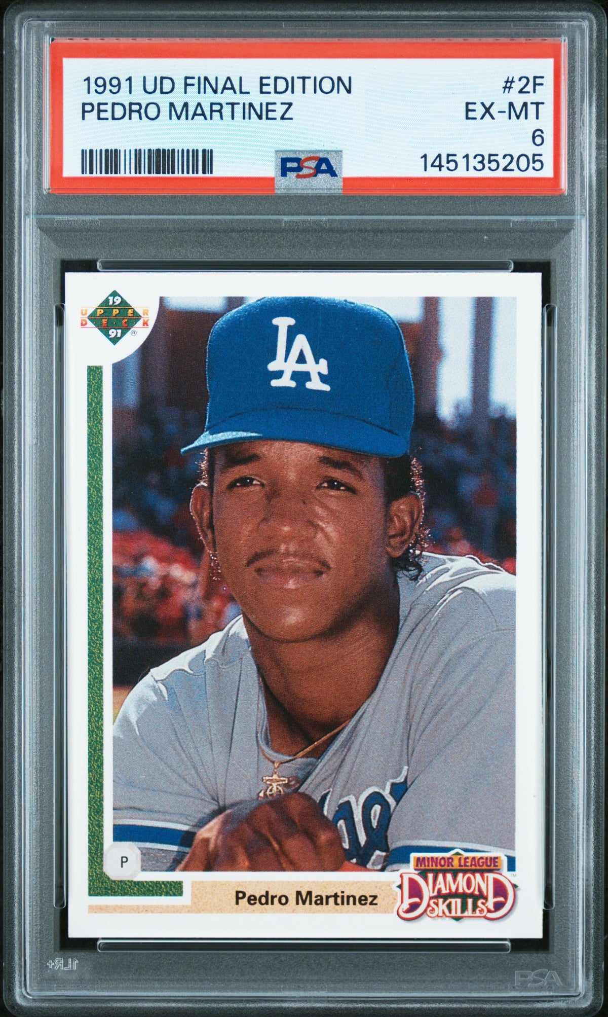 1991 Upper Deck Final Edition Pedro Martinez #2F PSA 6
