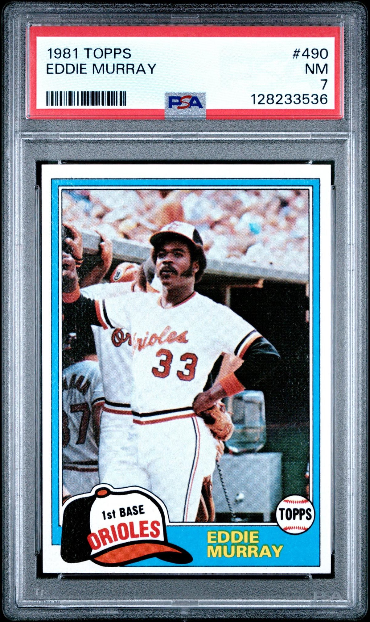 1981 Topps Eddie Murray #490 PSA 7
