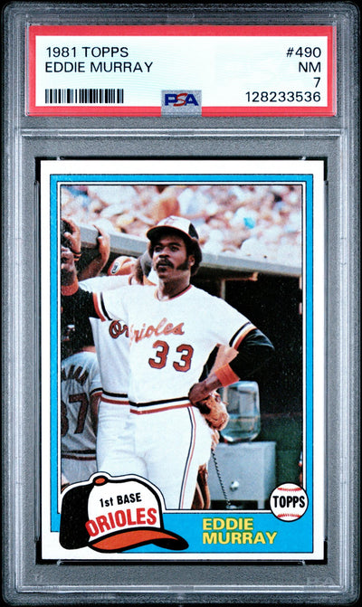 1981 Topps Eddie Murray #490 PSA 7