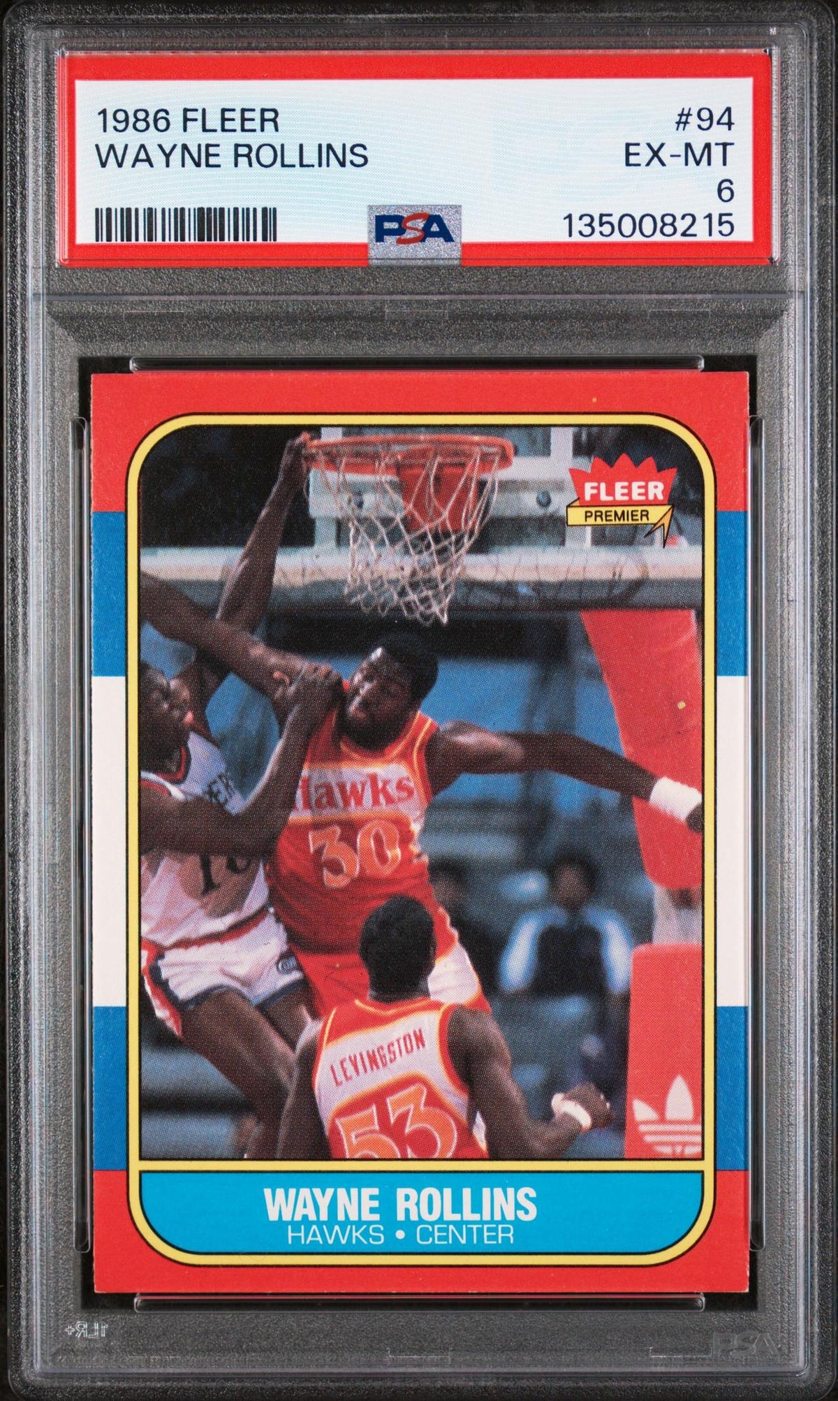 1986 Fleer Tree Rollins #94 PSA 6