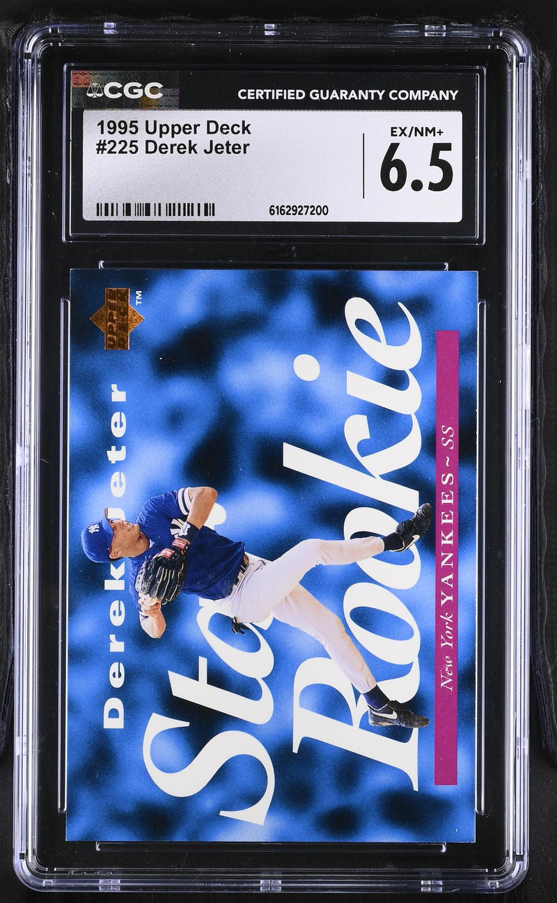 1995 #225 Derek Jeter Star Rookie CGC 6.5